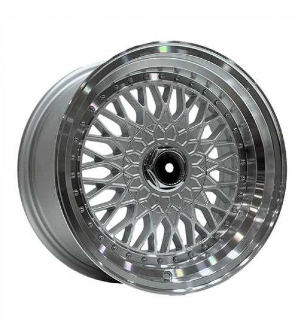 8X15 4X100 SLK-1308 ET20 73.1 SILVER+LIP MAC+C